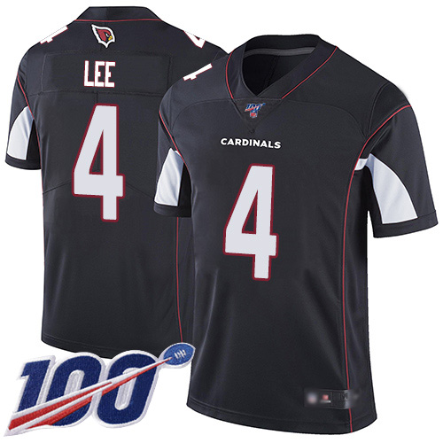 Arizona Cardinals Limited Black Men Andy Lee Alternate Jersey NFL Football #4 100th Season Vapor Untouchable